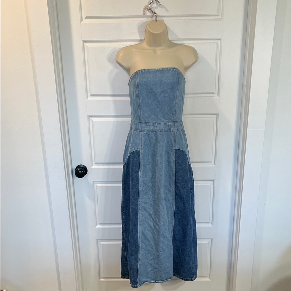 SHEIN denim
romper Size Tall Medium